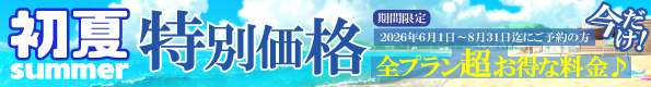 夏の特別価格